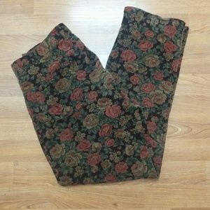 JONES NEW YORK Stretch Corduroy Floral Jeans - 12P